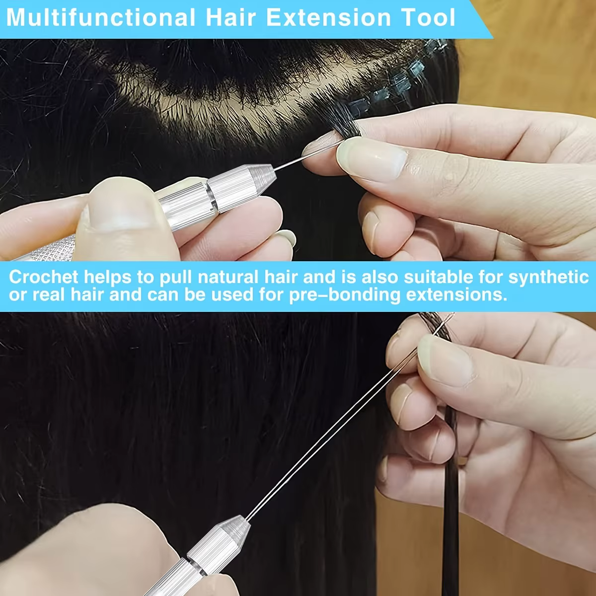 Les outils d'extension de cheveux 3 en 1