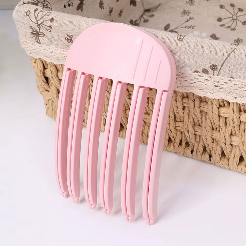 Épingle à cheveux moelleuse frangue à friser Clips racines