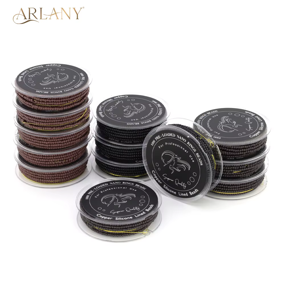 ARLANY perles d'extension de cheveux 3mm 500 pièces/rouleau nano