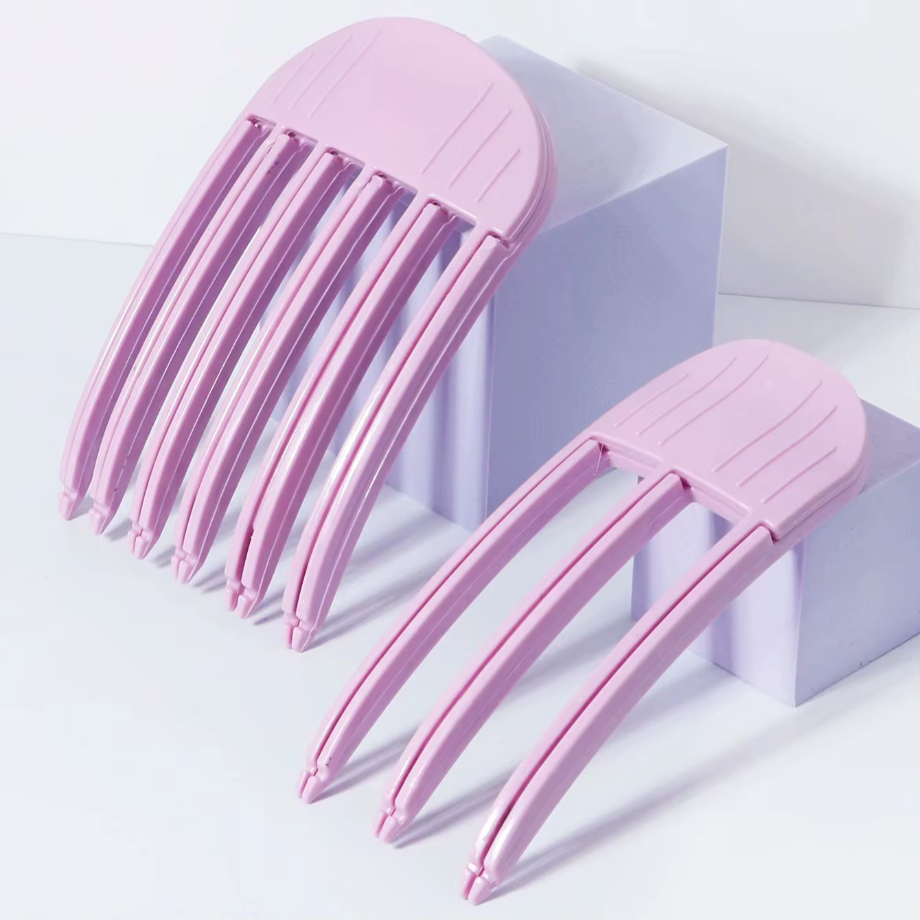 Pinces volumisantes en plastique pour cheveux - Sans plis