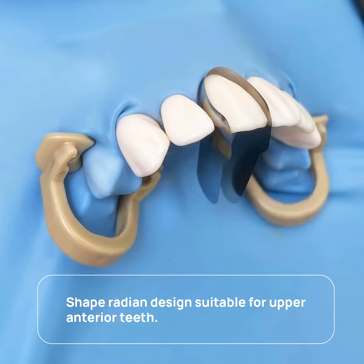 AZDENT 30 pièces matrice dentaire profilée antérieure bandes de matrice métallique système de matrice sectionnelle Matrices matériaux de dentisterie