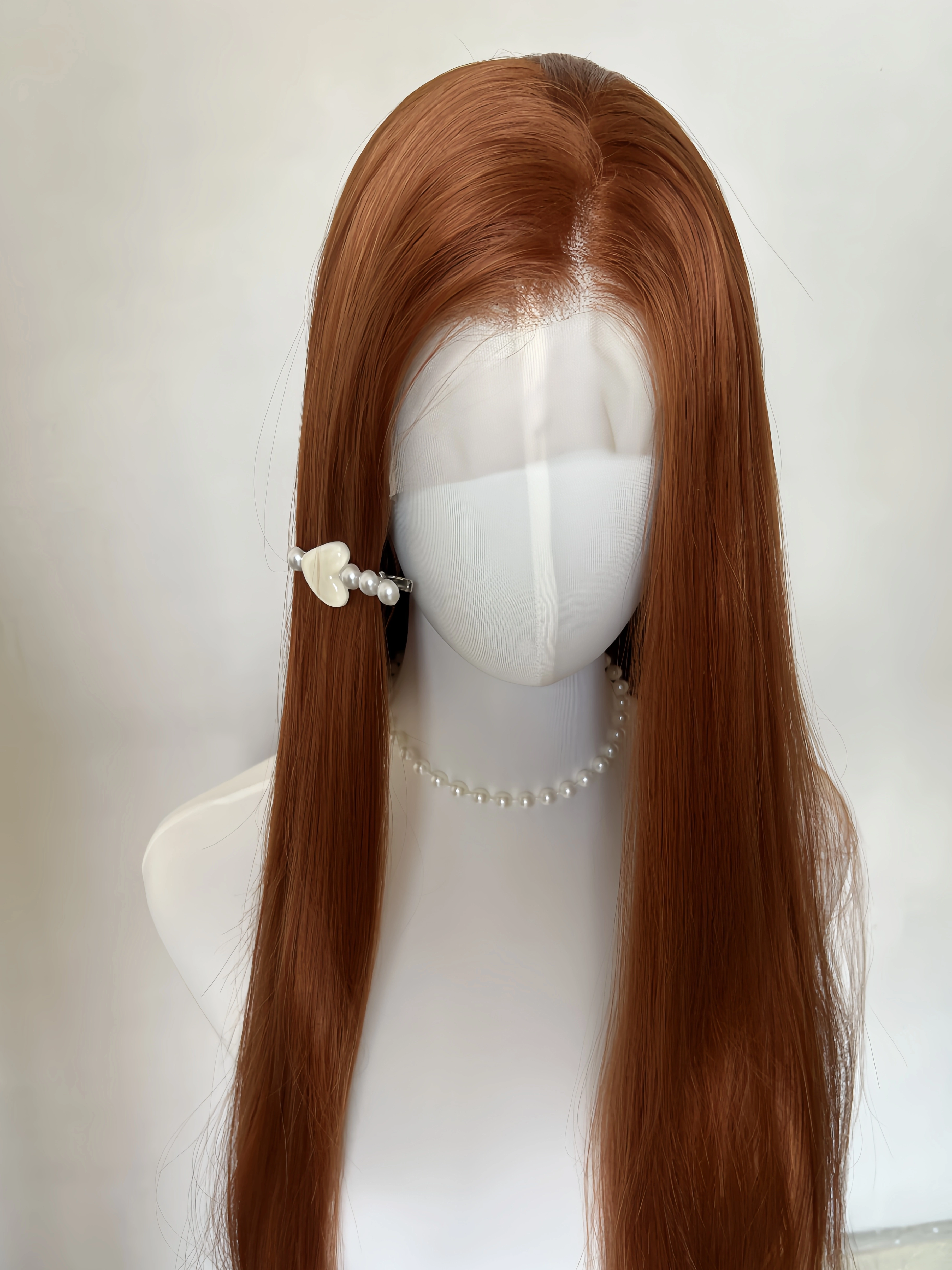 Perruque Lace Front Wig synthétique sans Guleless