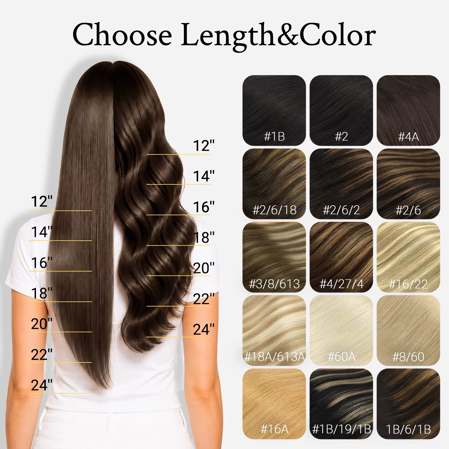 Bande dans les Extensions de cheveux humains véritable Remy Extension