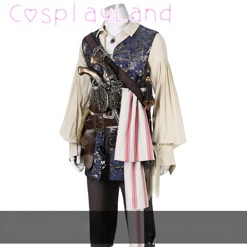 Film Pirates Jack Sparrow Cosplay Costume capitaine