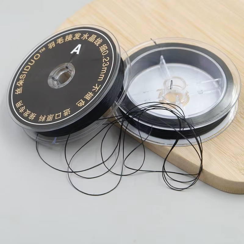 1 Rouleau de 60M de Fil Élastique Transparent pour Salon