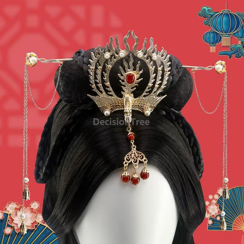 Perruque pour femme style dynastie Han chinoise 2026