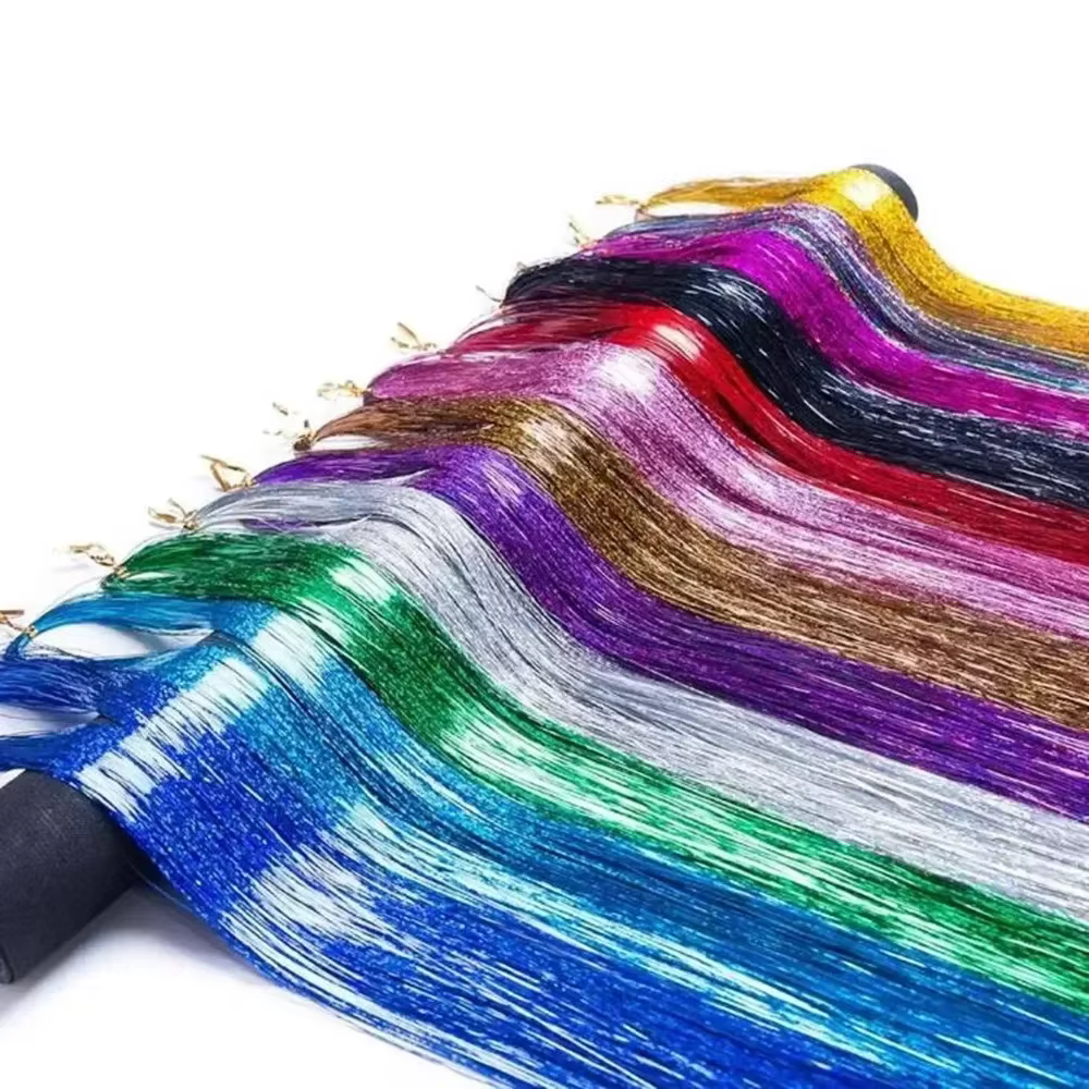 Kit de guirlandes de cheveux à fils brillants