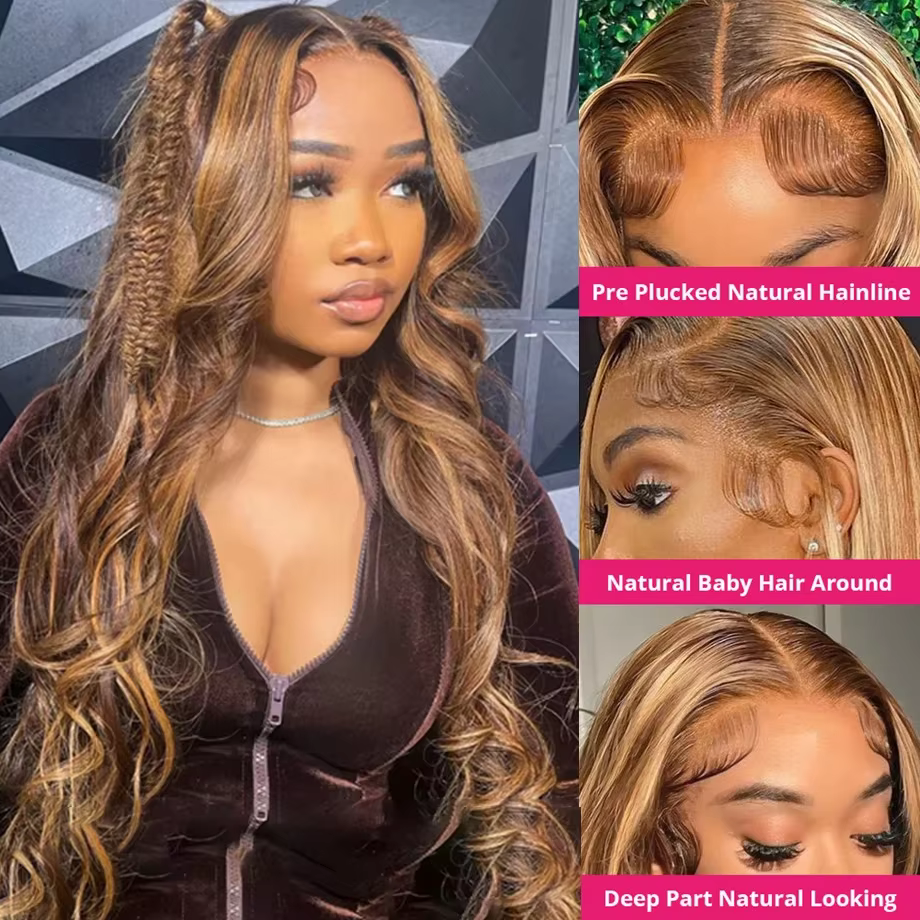 Perruque Lace Frontal Wig 100% naturelle