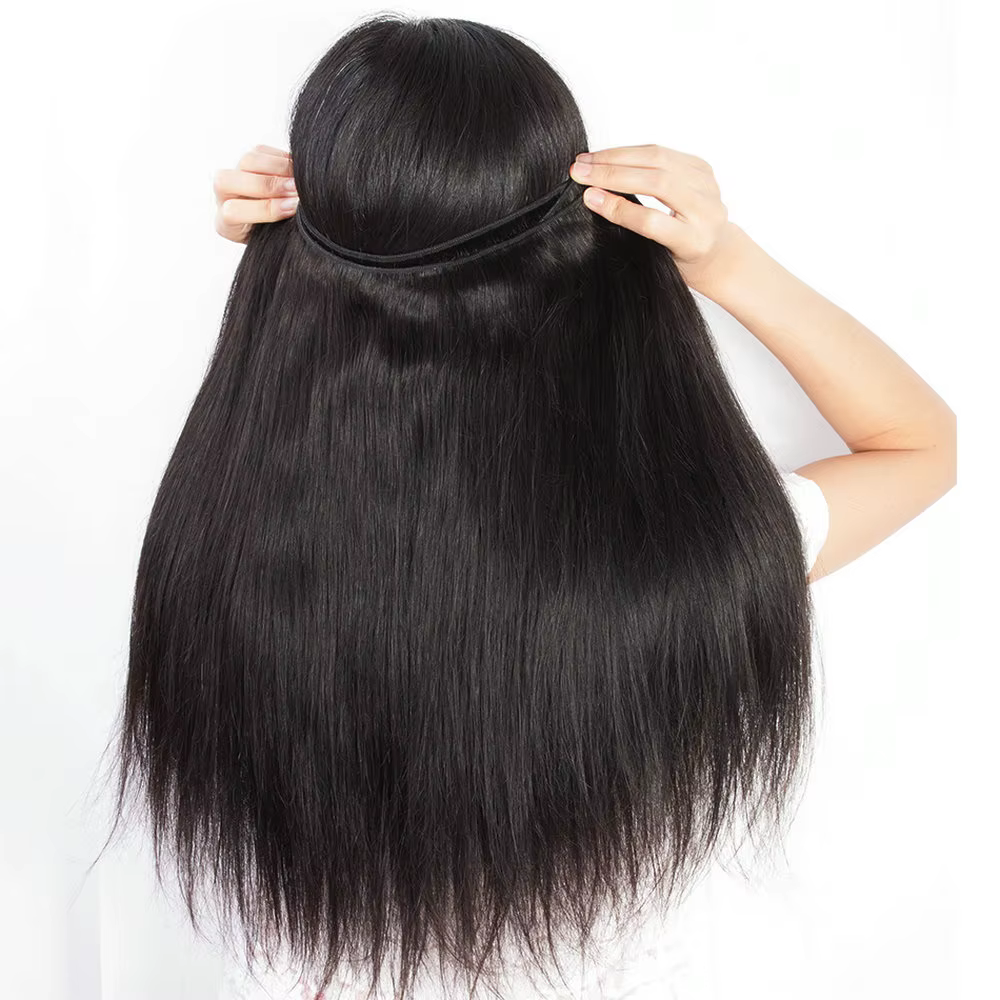 Paquets brésiliens de cheveux raides 1/3/4 pièces 100%