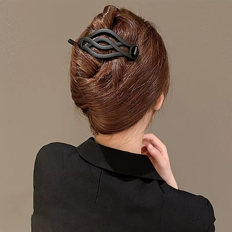 Pinces à cheveux rondes et plates françaises