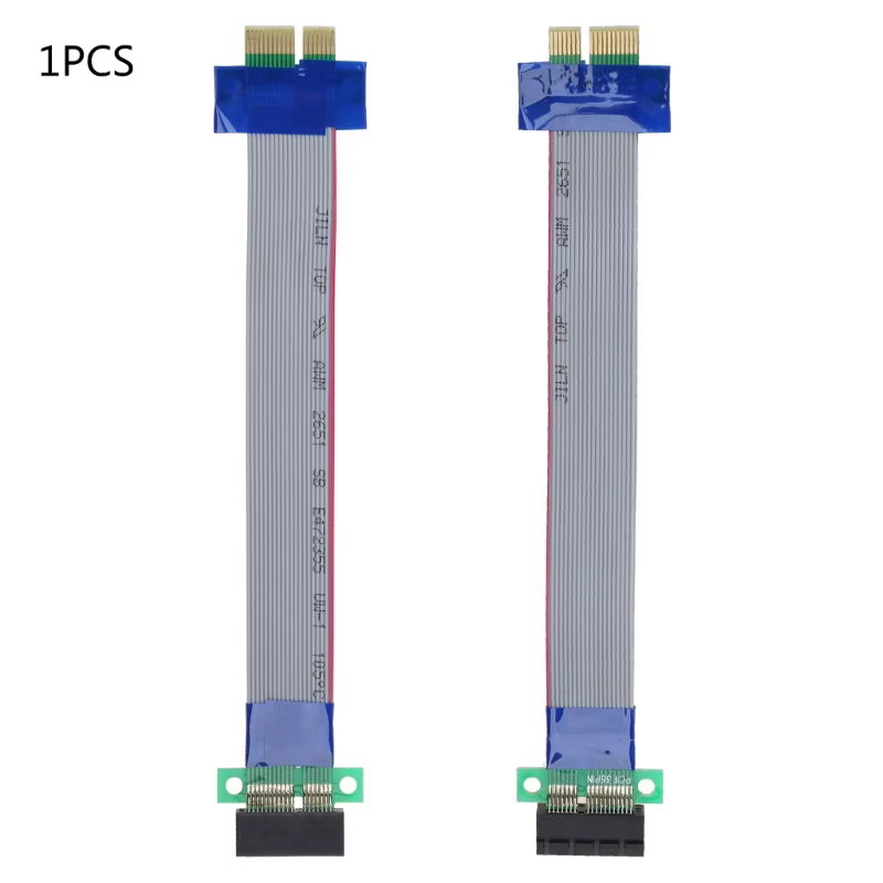 Câble convertisseur PCI pour carte EXPRESS 1X à 1X Riser, prolongateur PCIE X1 Exten