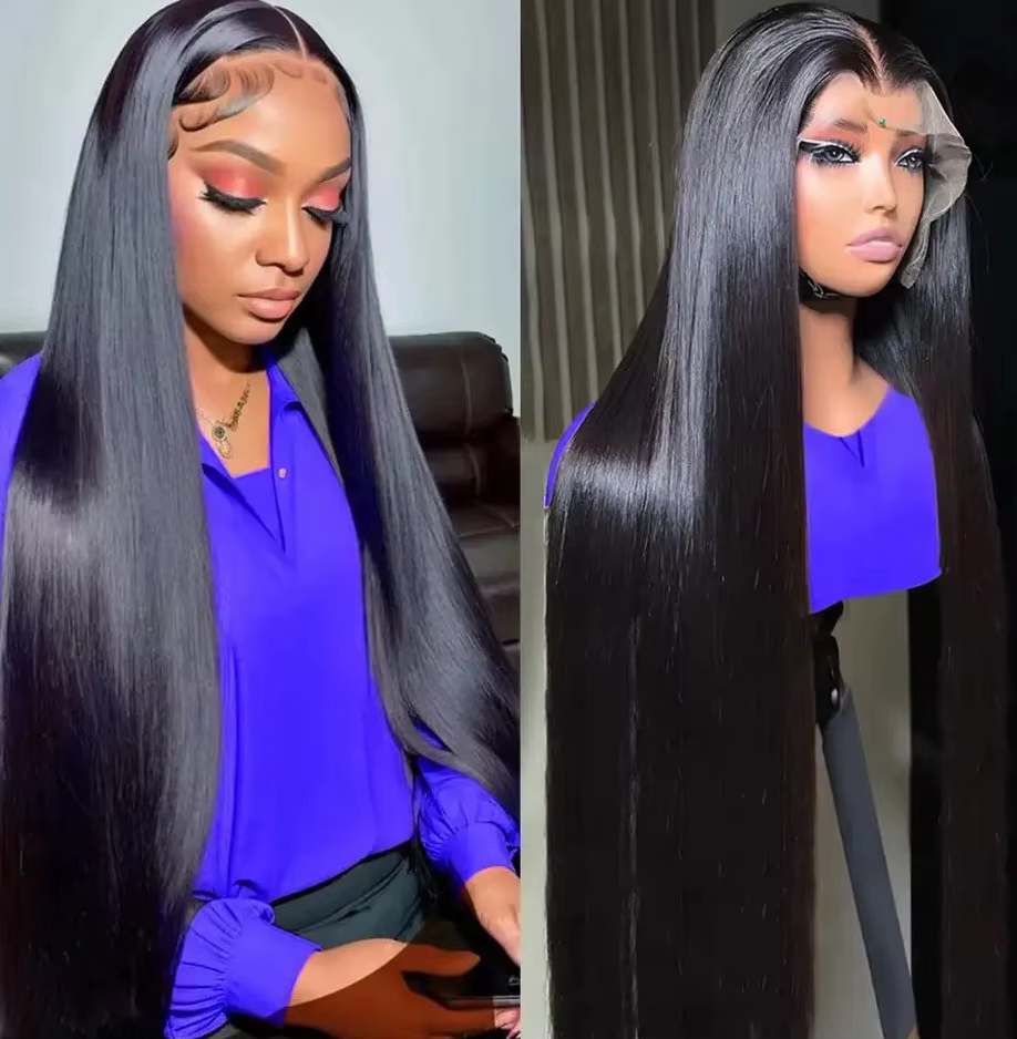 Perruque Lace Front Wig synthétique lisse et douce