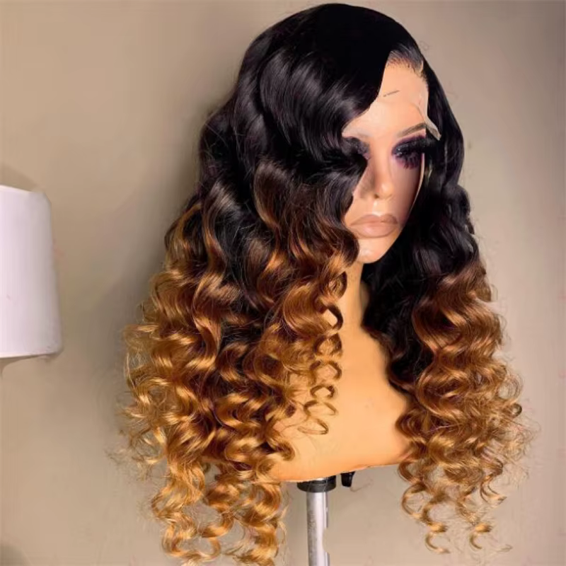 Perruque Lace Front Wig sans colle douce
