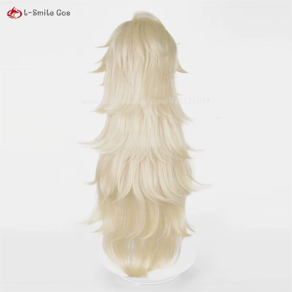 Douma Cosplay perruque 100 cm perruques dorées pour hommes femmes unisexe