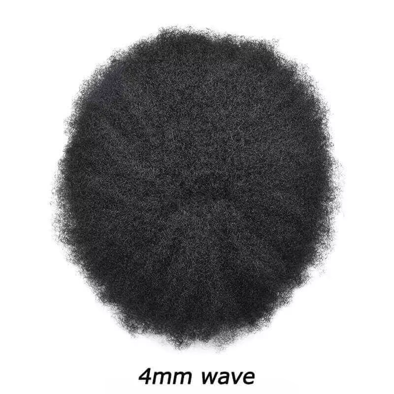 Prothèse capillaire pour homme Afro Toupee