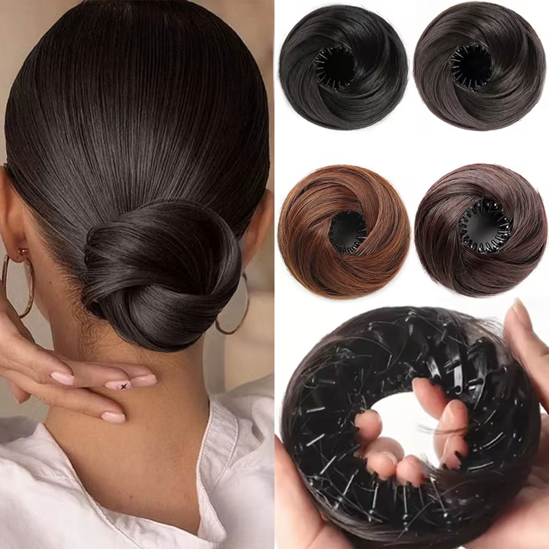 Chignon synthétique perruque Extensions