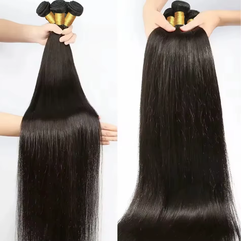Extensions de cheveux humains brésiliens vierges non traités