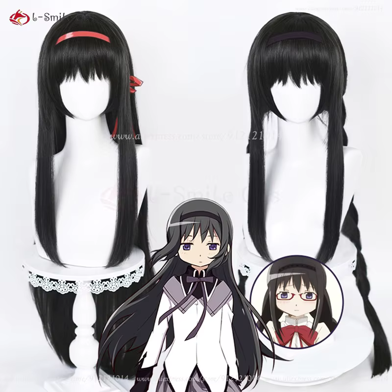 Perruque de Cosplay Akemi Zones ura de 90cm de Long