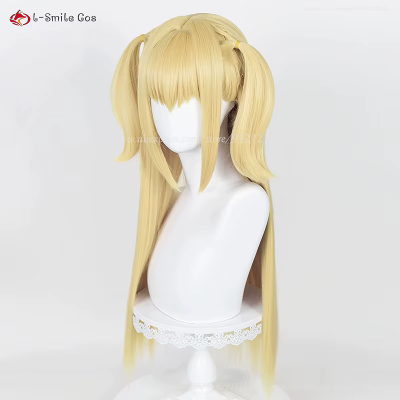 Anime Misa Amane L.Lawliet Yagami lumière Cosplay perruque noir marron or résistant à la chaleur cheveux synthétiques