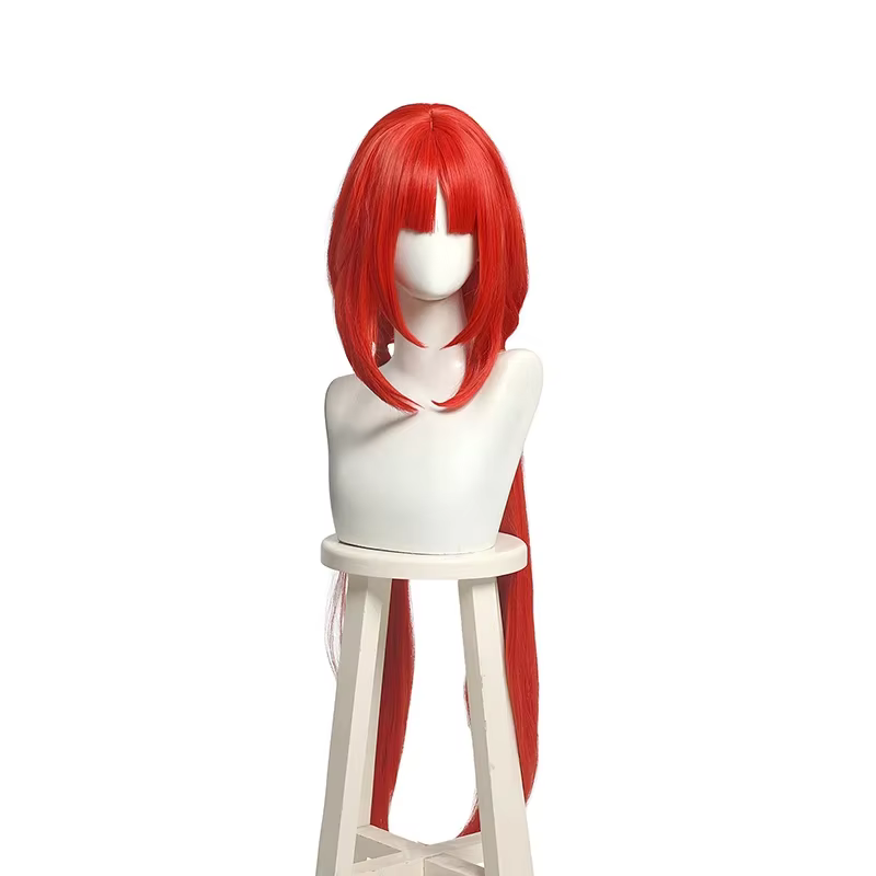 Genshin Impact Nilou Cosplay perruque cheveux synthétiques femmes longue perruque rouge queue de cheval perruque résistant à la chaleur perruques