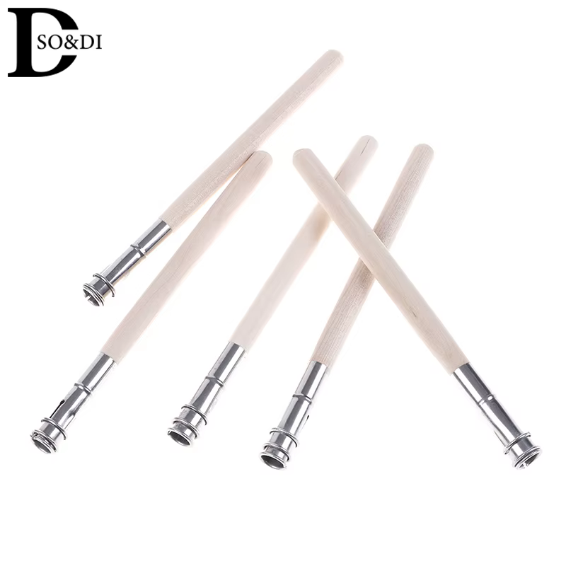 Prolongateur de crayon en bois réglable, support d'allongement, outil de peinture et de dessin, utilisation pratique, 5 pièces