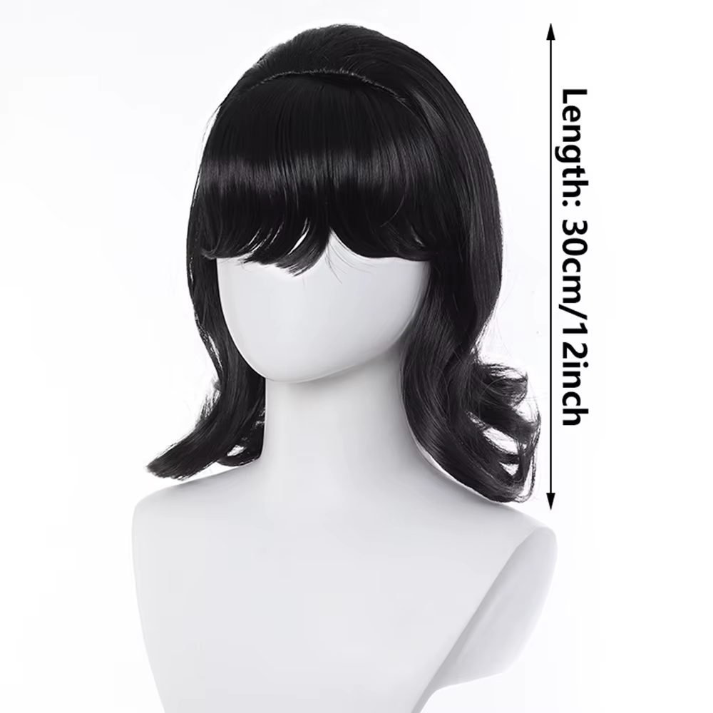 Perruque rétro brune pour femmes