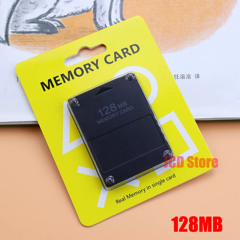 Pour PS2 8 mo/16 mo/32 mo /64 mo/128 mo/256 mo carte mémoire cartes d'extension mémoire adaptées pour Sony PS1 PS2 carte mémoire noire en gros