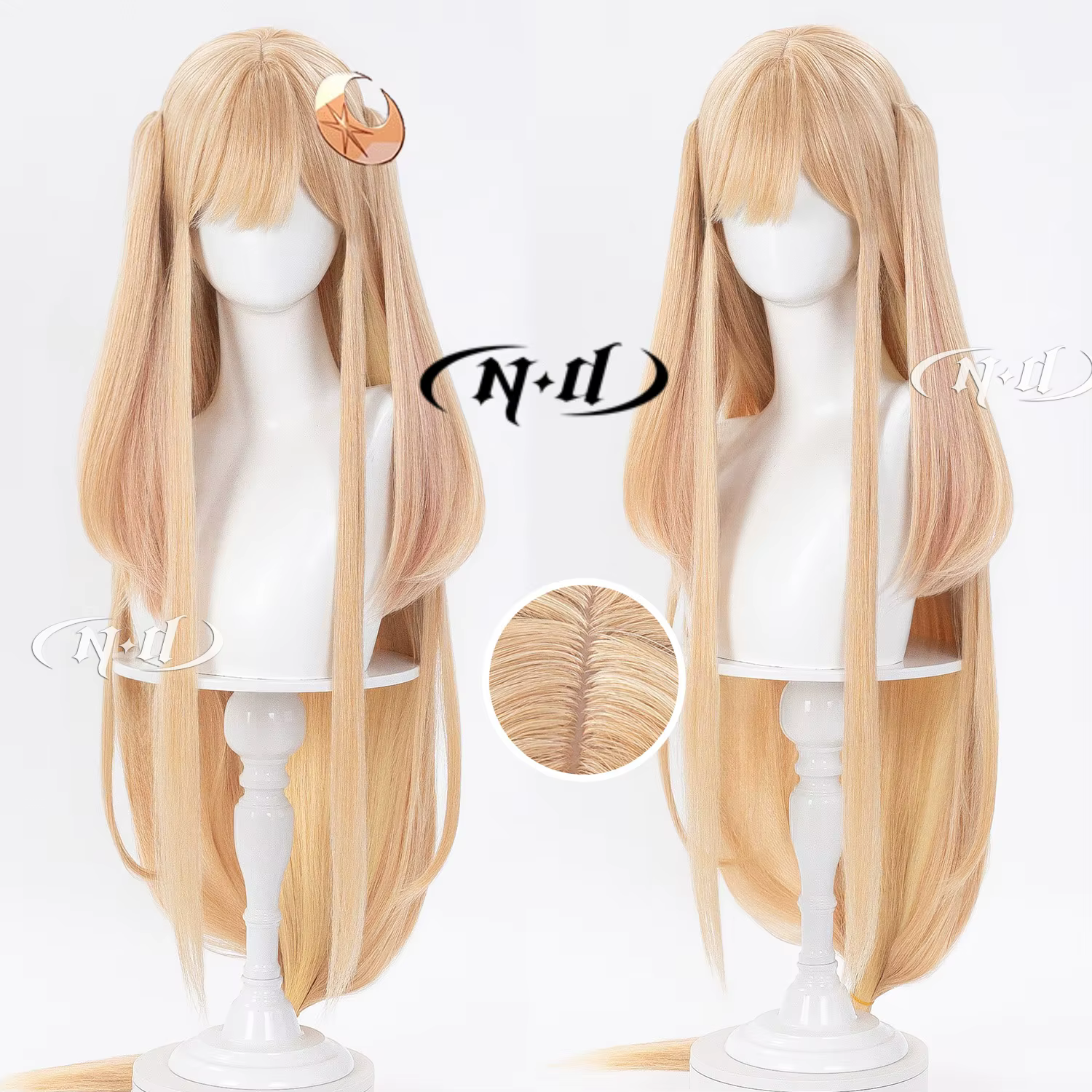 ND Kaguya Hime Princesse Cosmique Kaguya ! Perruques de cosplay