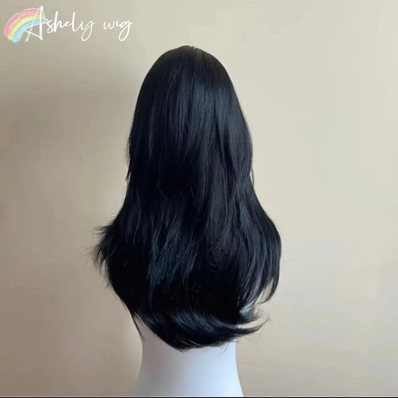 Perruque noire femme bandeau corps ondulé Rose filet à cheveux modèles en frange française haut niveau Simulation