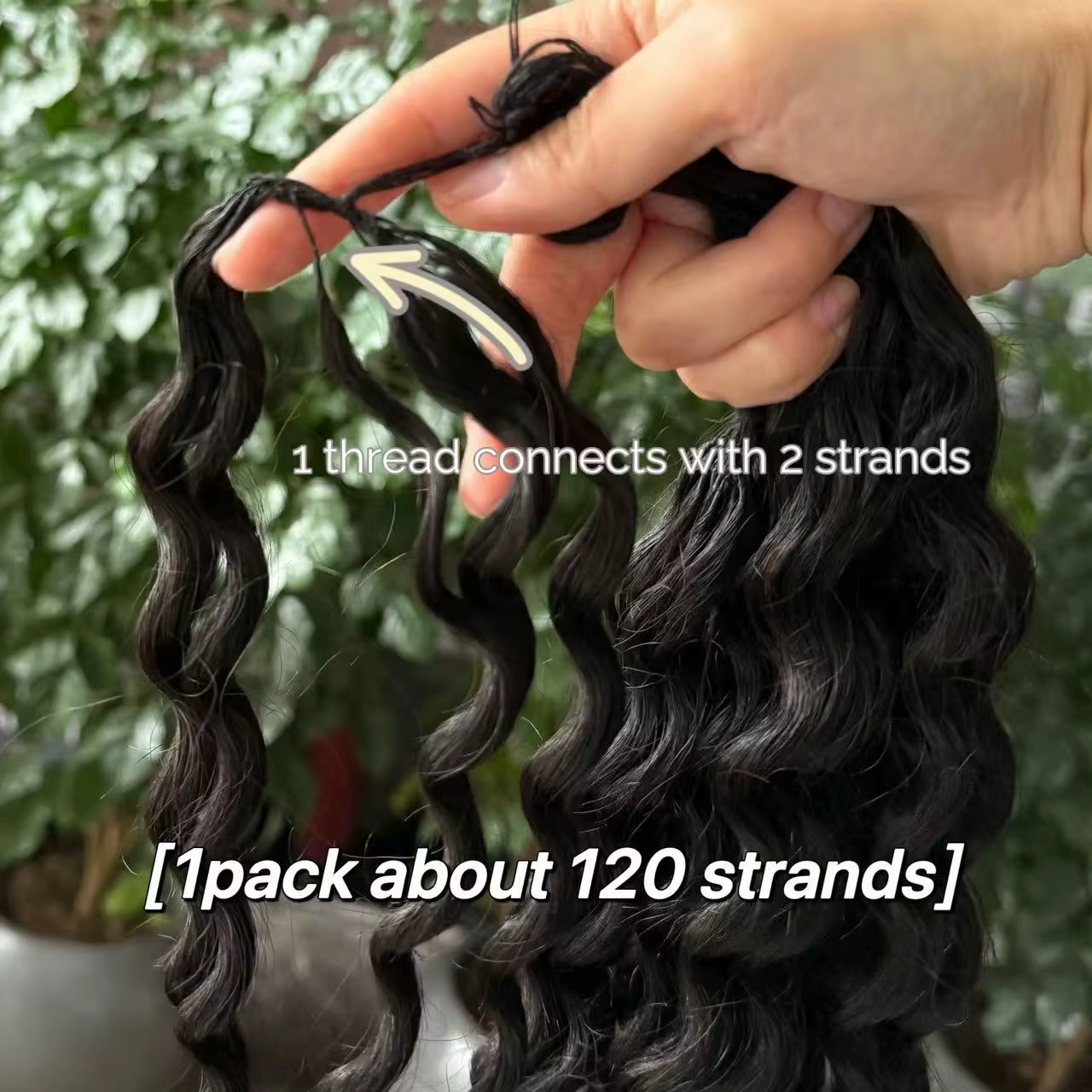Extensions de cheveux bouclés au crochet