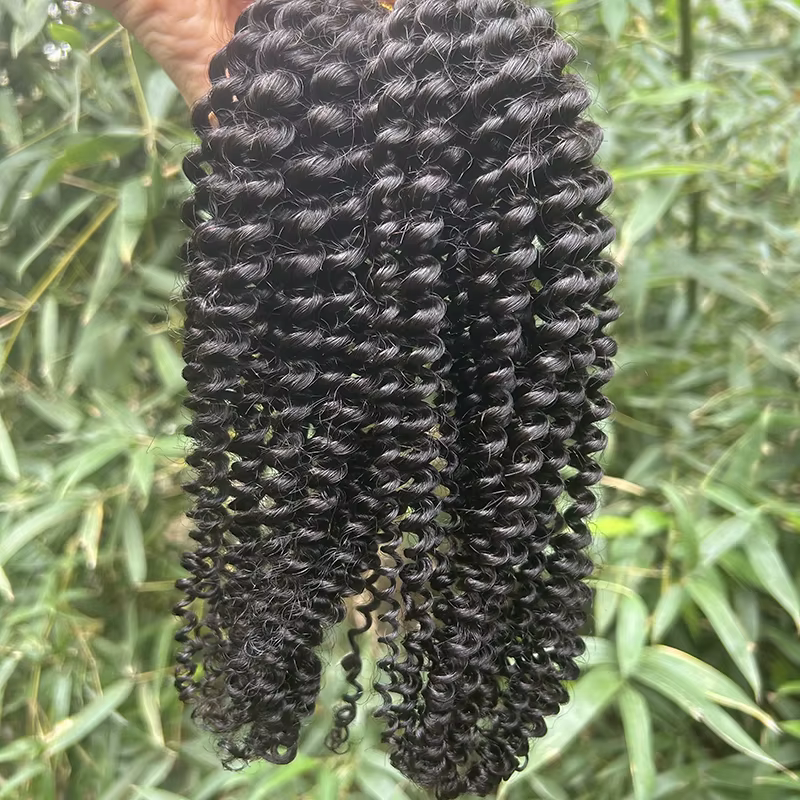 Extensions de cheveux bouclés crépus I-Tip 16-26 pouces