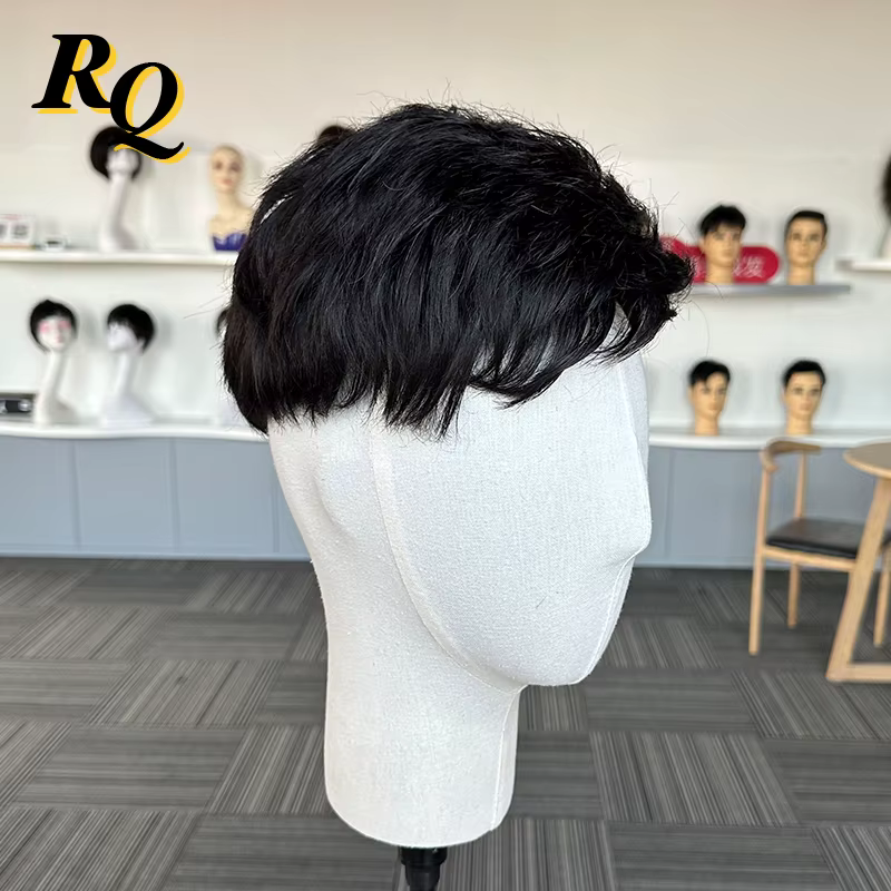 Perruque toupet capillaire pour hommes