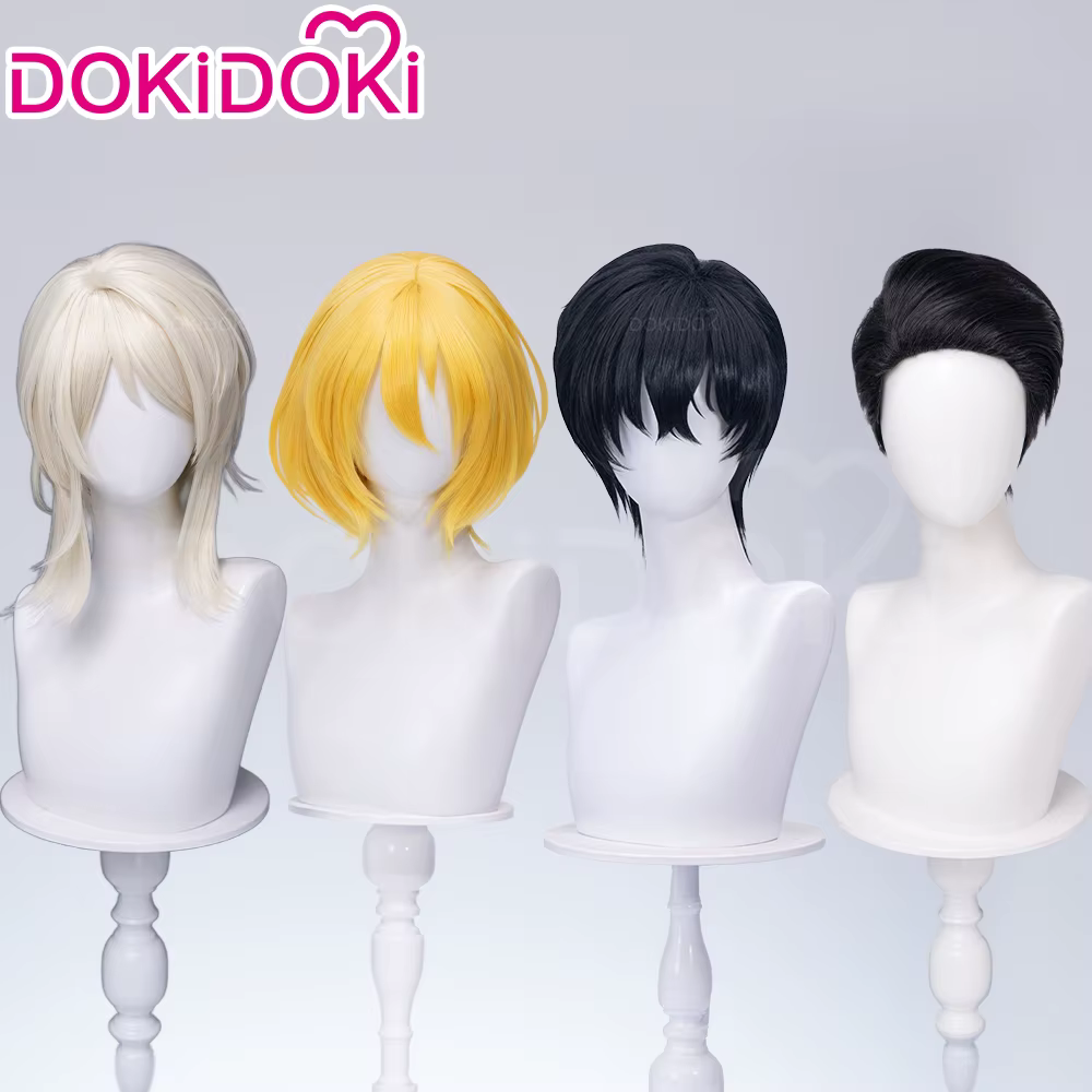 EN STOCK Sinclair Don Quichotte Yi Sang Faust Meursault Cosplay perruque jeu DokiDoki hommes 33 cm cheveux courts Don