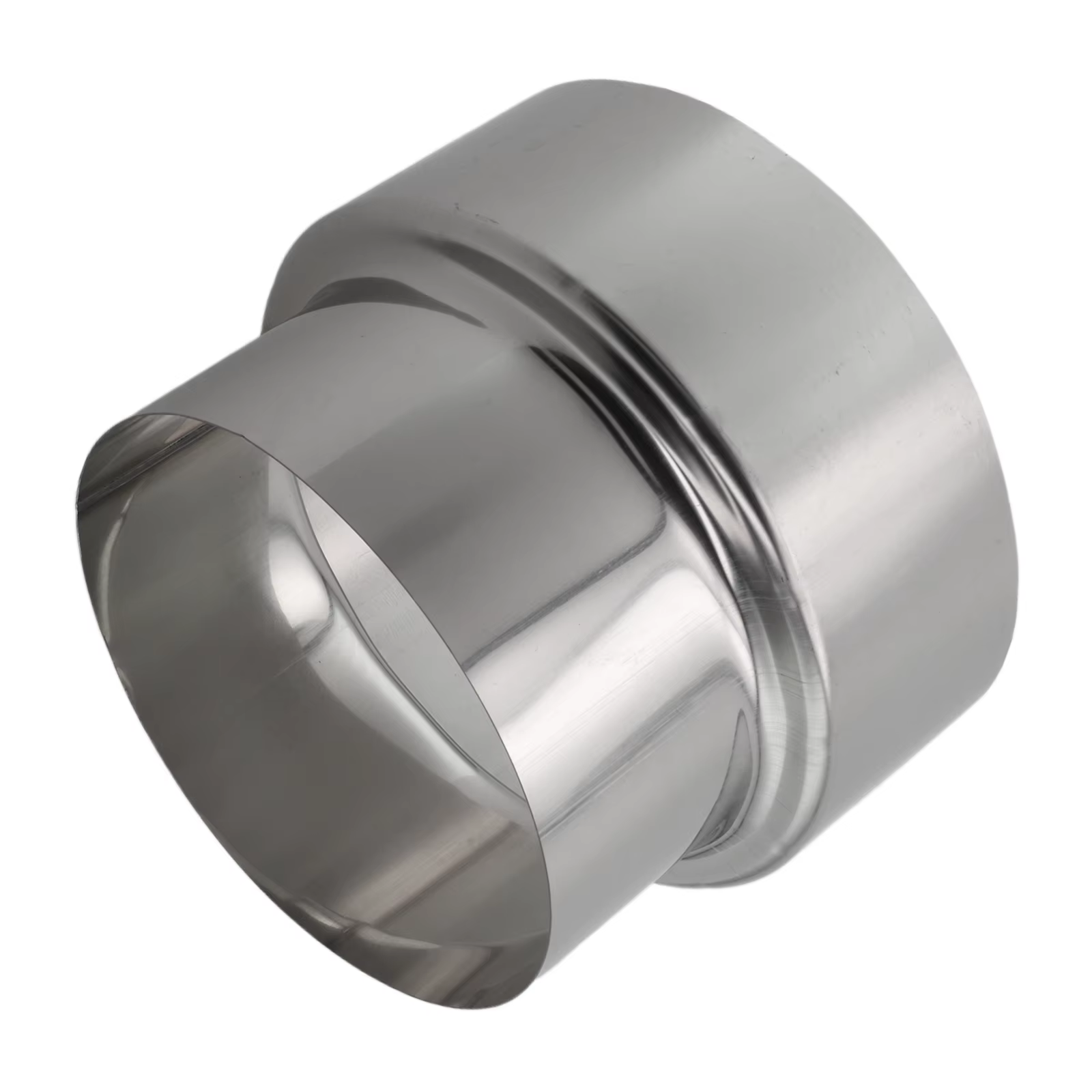 Connecteur de réduction pour rallonge de tuyau de poêle en acier inoxydable pour cheminée, poêle, four et intégration de système de cheminée HVAC