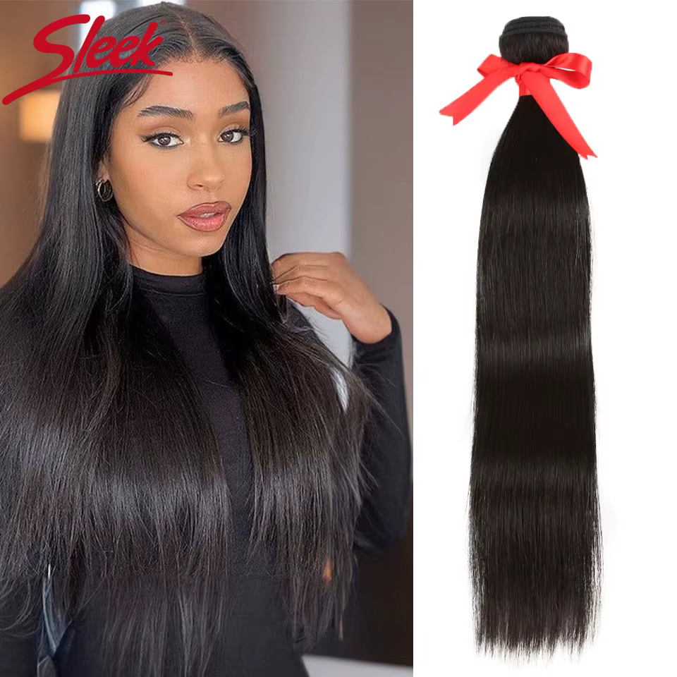 Mèches Brésiliennes Naturelles Remy Lisses Rose