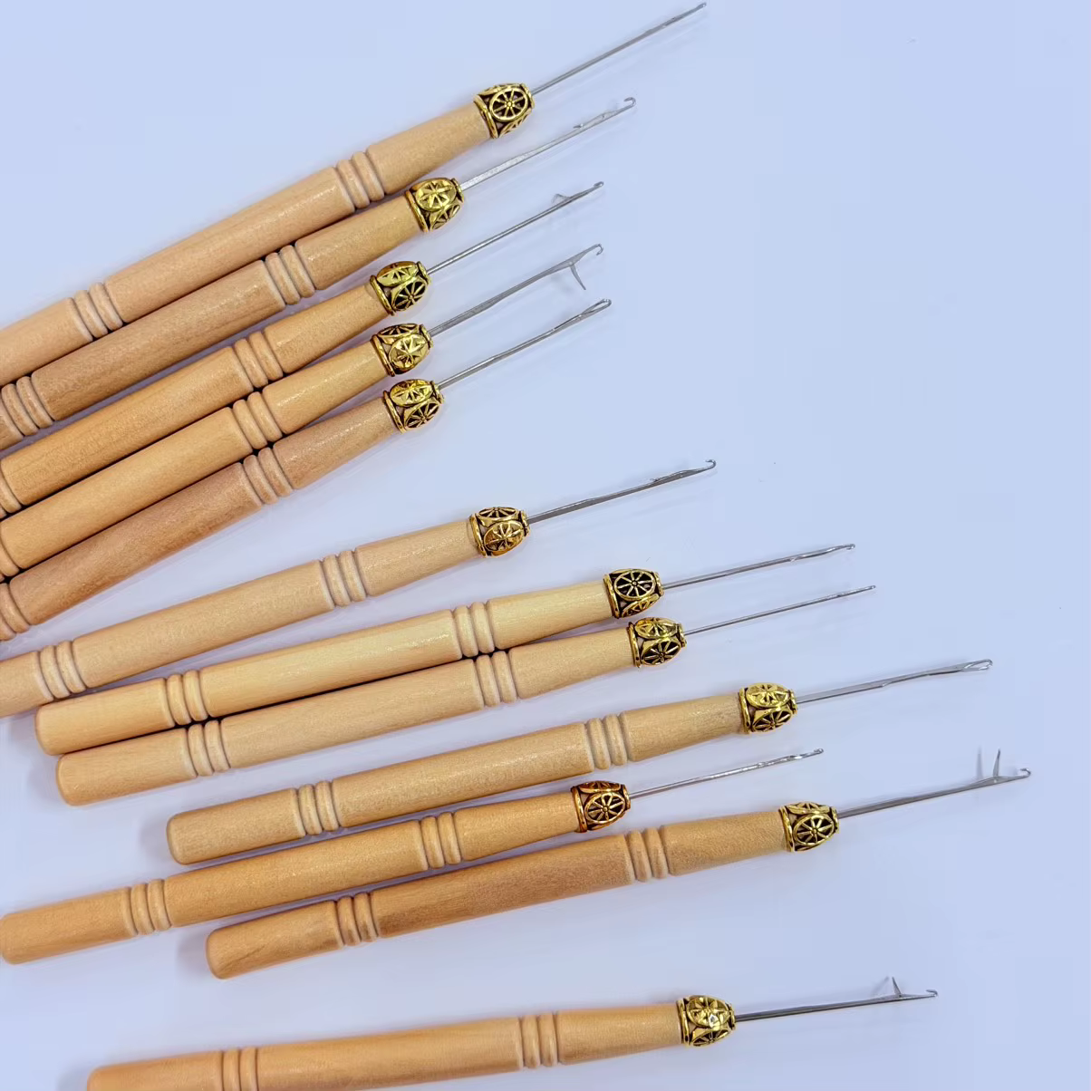 Kit d'outils pour extensions de cheveux : Aiguille à micro-extension