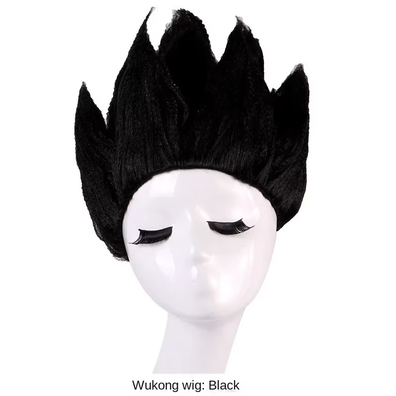Perruque de Costume de Cosplay pour enfants-moelleux Style de tête Saiyan Lianhua de Dragon Ball Son Goku