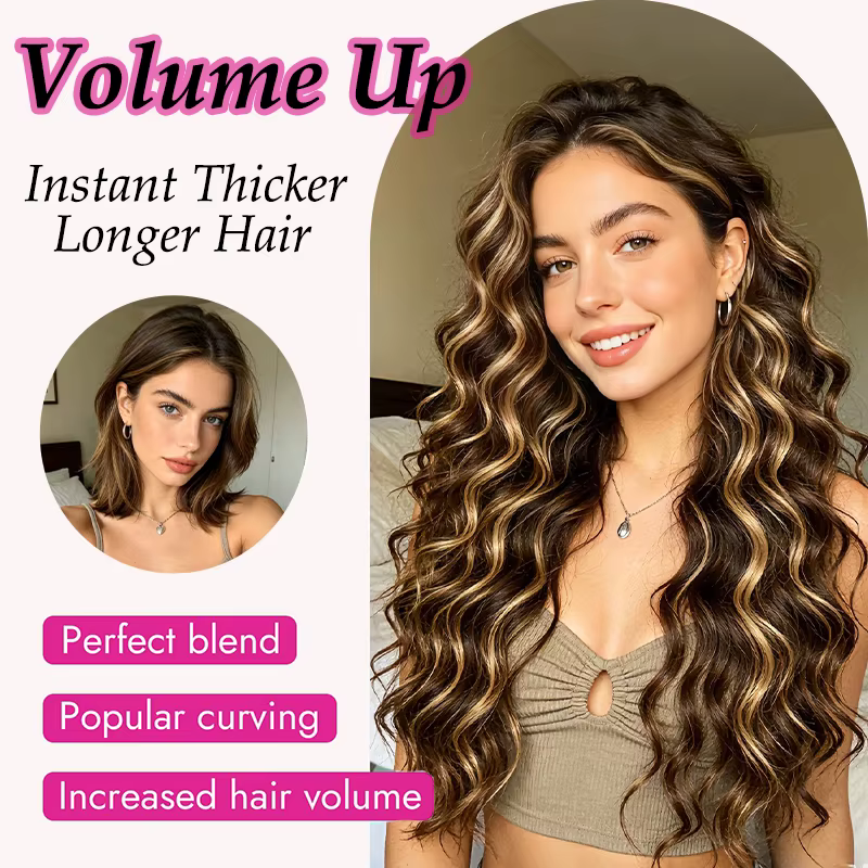Extensions de cheveux à fil invisible