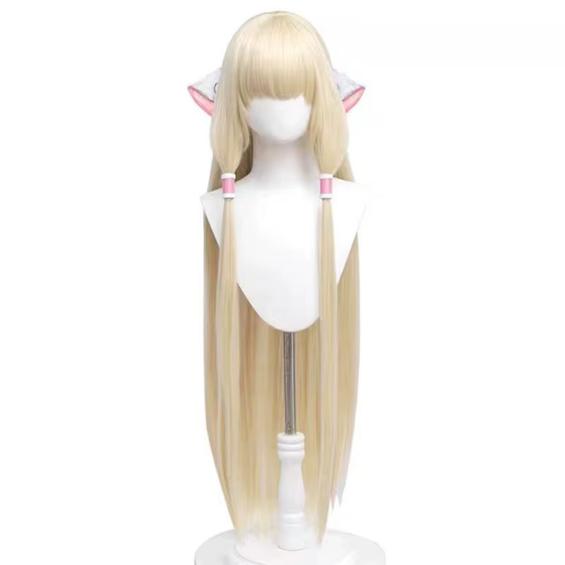 Chobits Cosplay perruque Chii Anime Coser synthétique longue perruque droite jolie fille haute qualité résistant à la chaleur fibre perruque Halloween fête