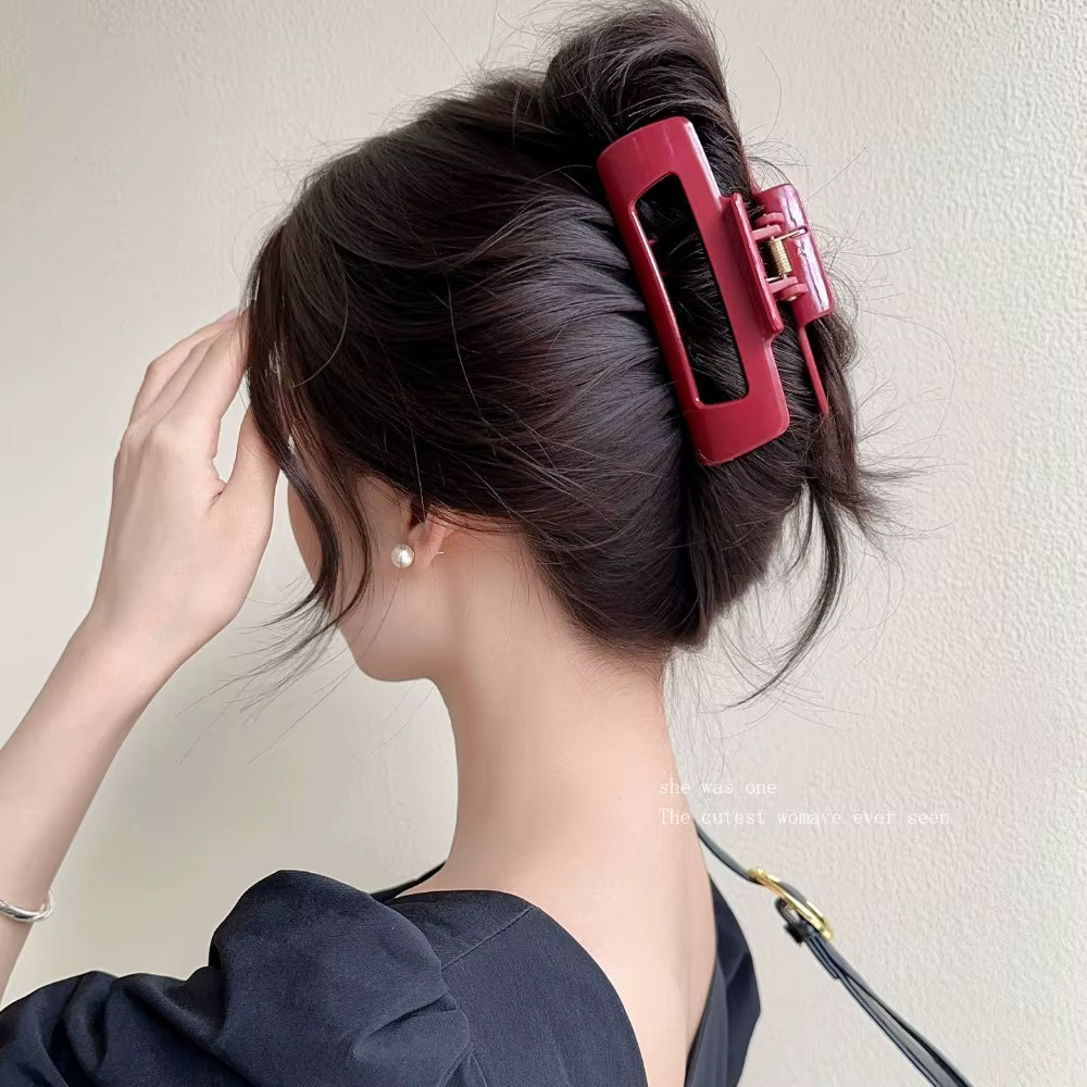 Pince à cheveux en caoutchouc souple