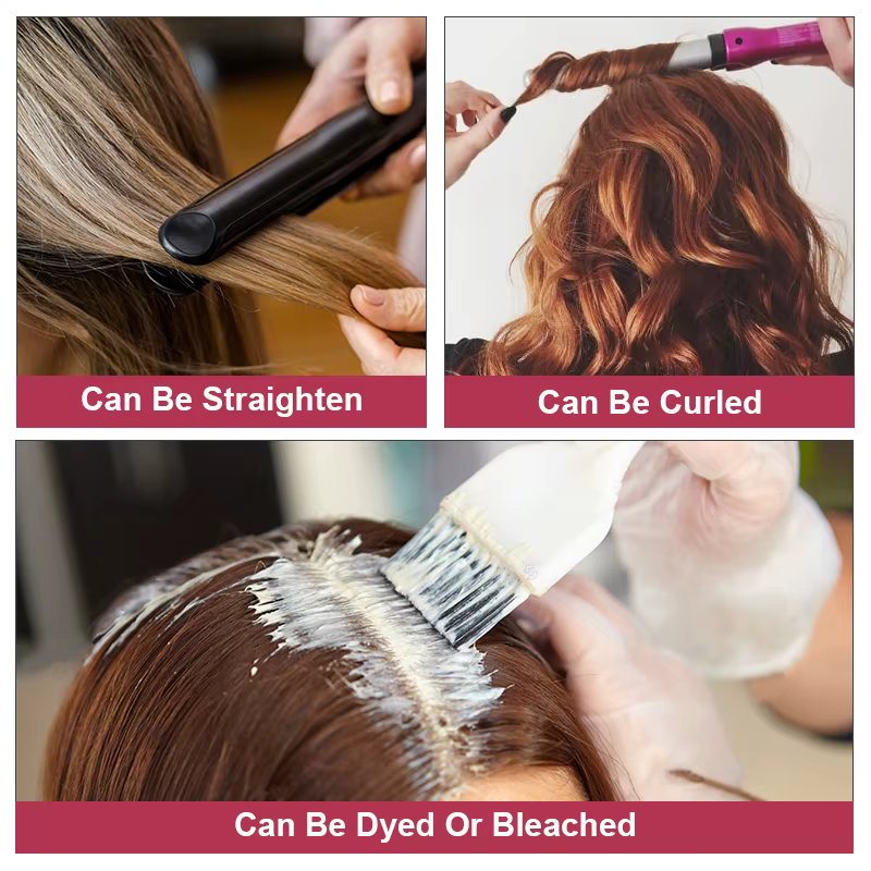 Extensions de cheveux à pointe plate