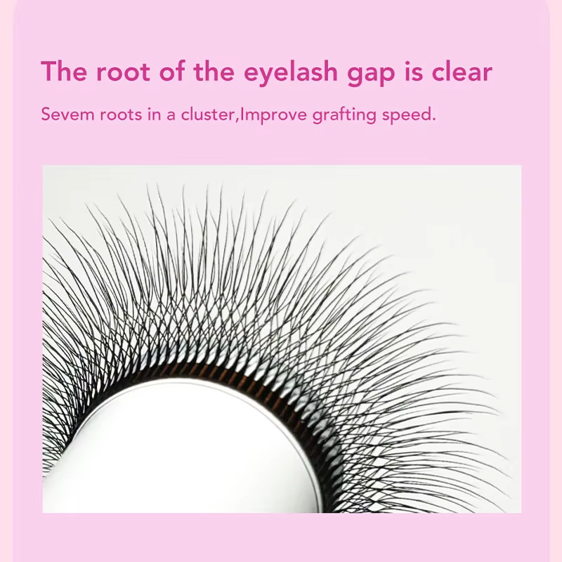 DIYDAY Nouveau Style Extensions de Cils 5D en Forme de W Différentes Longueurs Faux