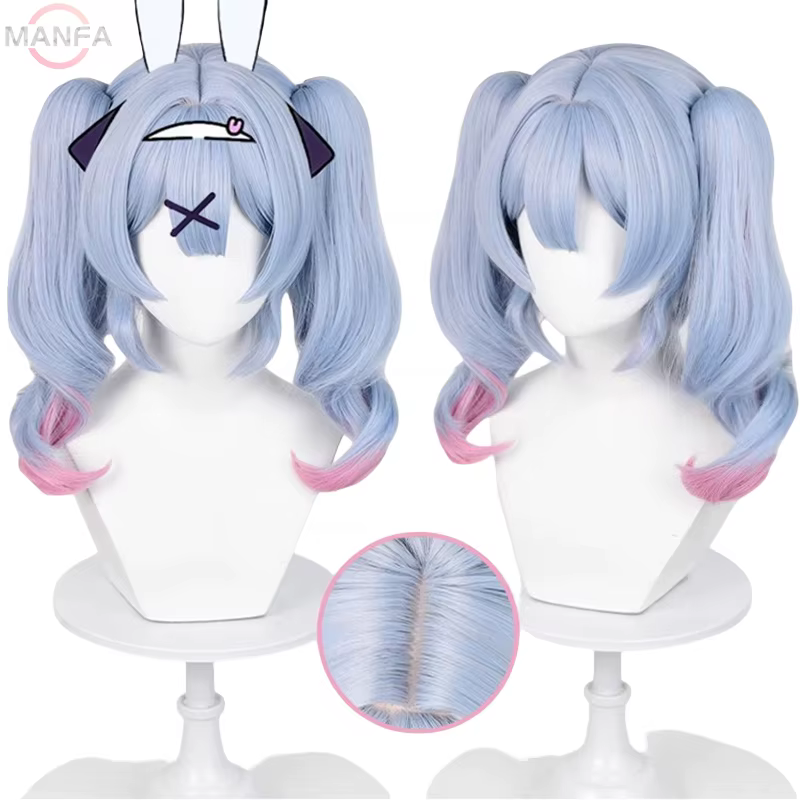 2 styles de perruque de Cosplay Miku Rabbit Hole