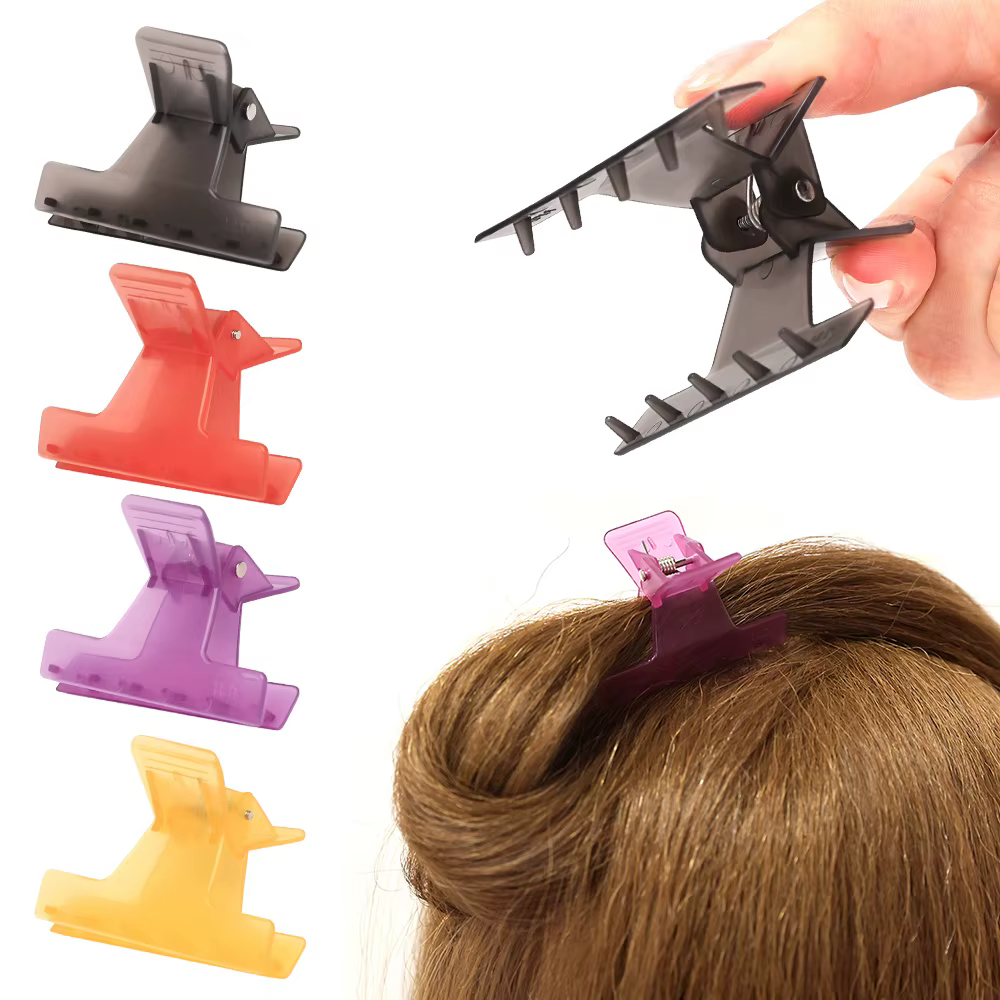 Ensemble de pinces à cheveux papillon 12 pièces – Accessoires de coiffure antidérapants et élégants en plusieurs couleurs – Parfait pour un élégant