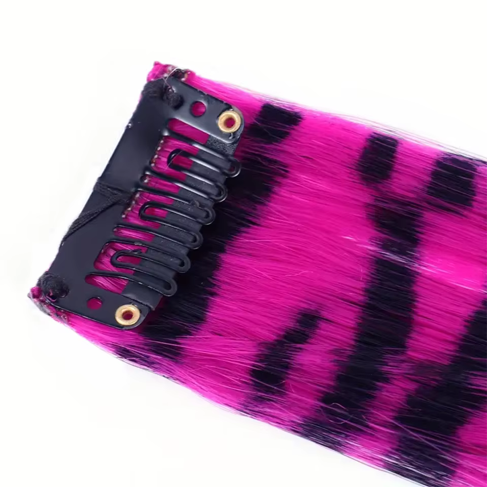 Extension de Cheveux Synthétiques en Plumes pour Femme