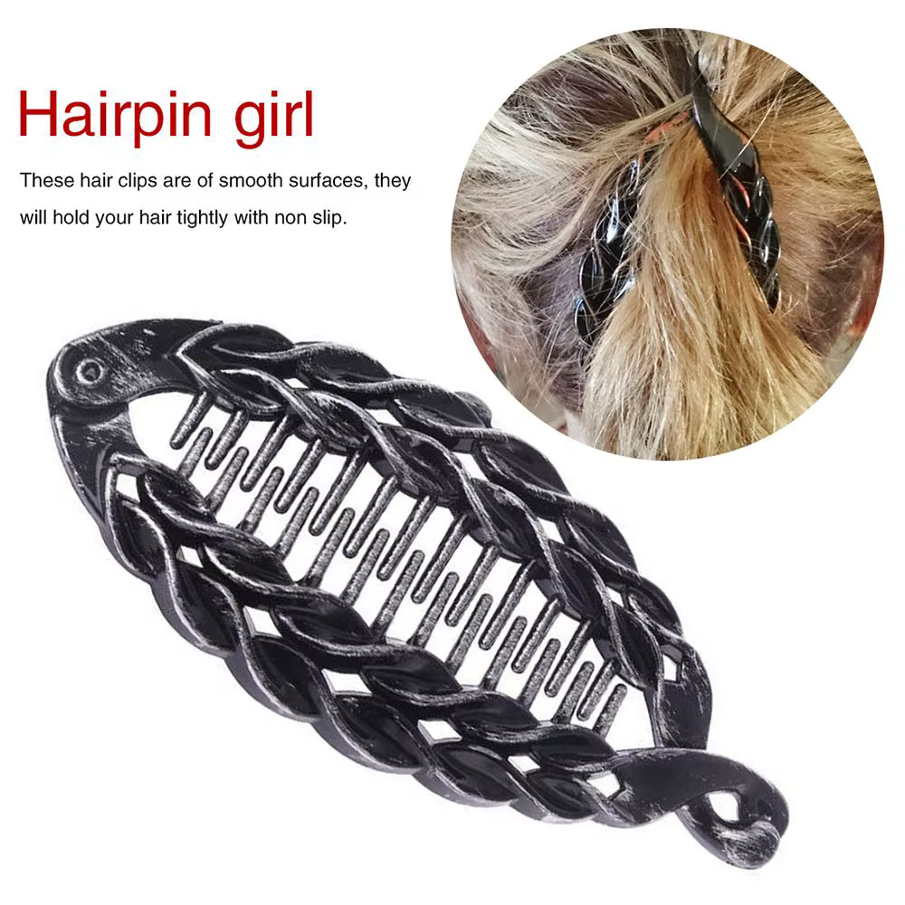 Barrettes à la mode, pinces banane
