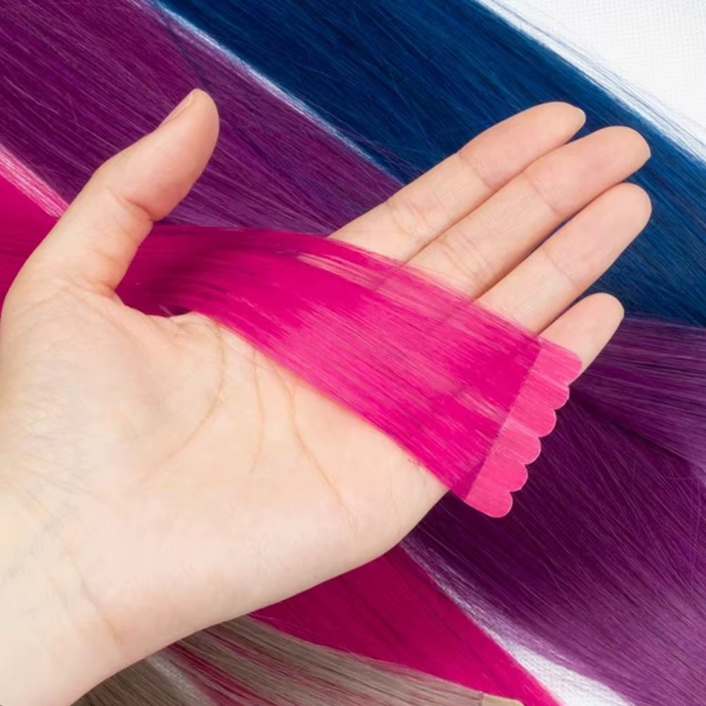 Bande dans les Extensions de cheveux adhésif Invisible