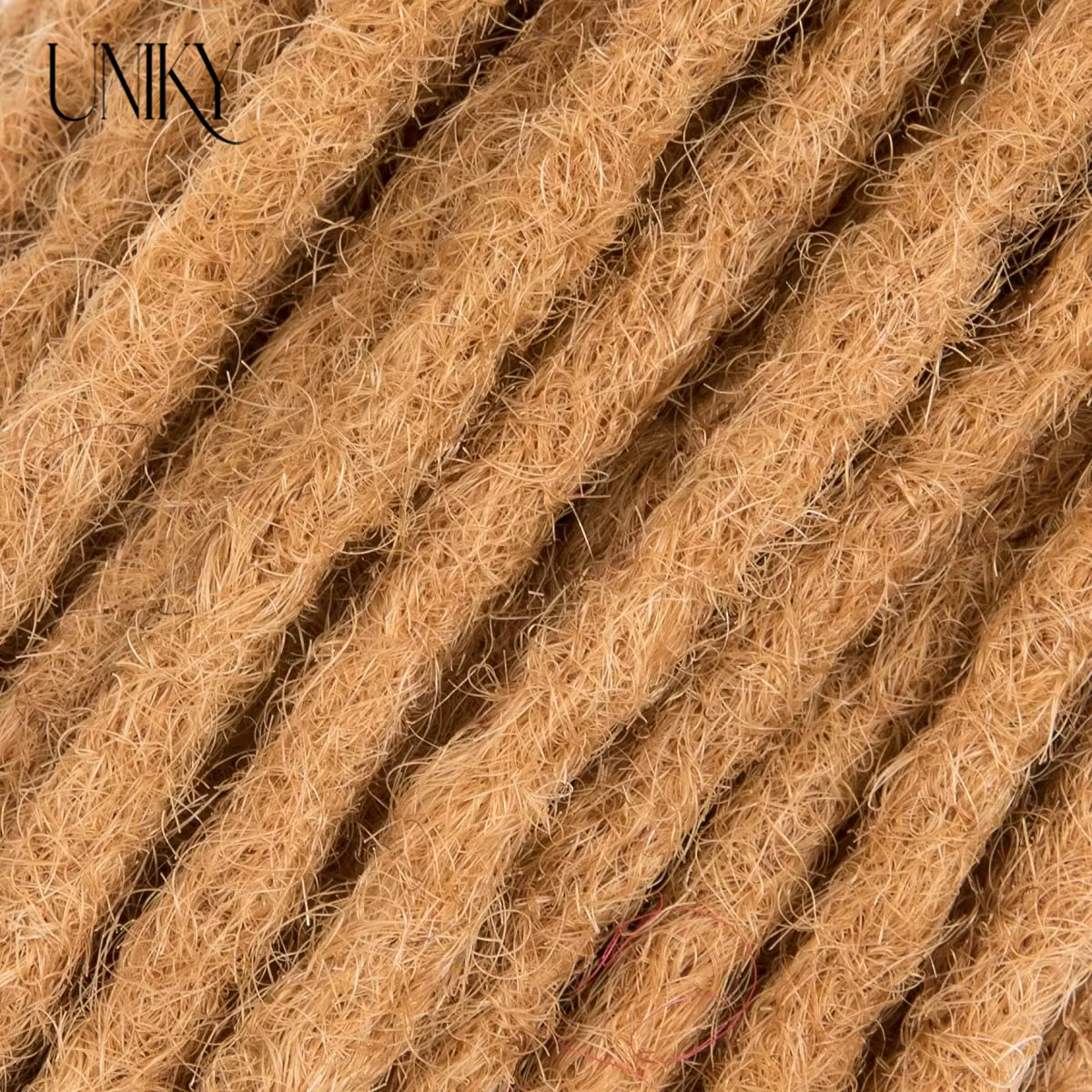 0, 4 cm d'épaisseur # 27 blond miel 100% vrais cheveux humains Dreadlock Loc Extensions pour homme/femmes peuvent être
