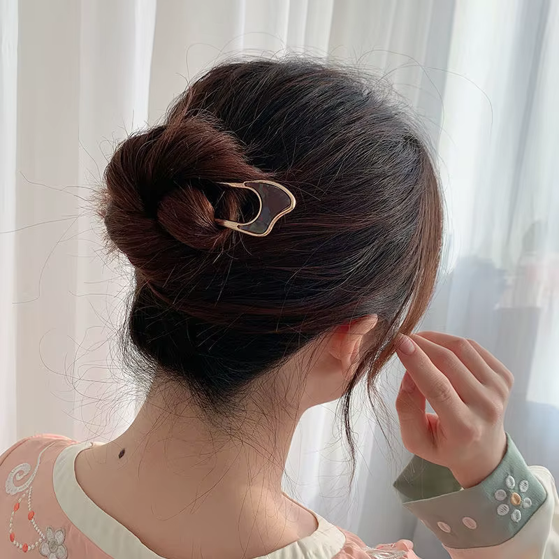 Barrette Chignon fourchette à cheveux épingles