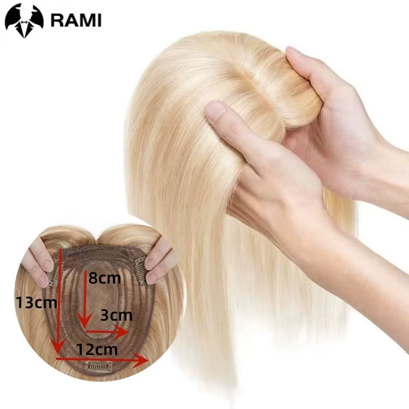 Pince volumisante faite à la Machine dans les postiches de cheveux humains pour femmes